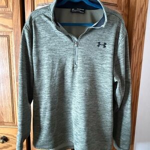 Under Armour Heather Gray 1/4 Zip Pullover